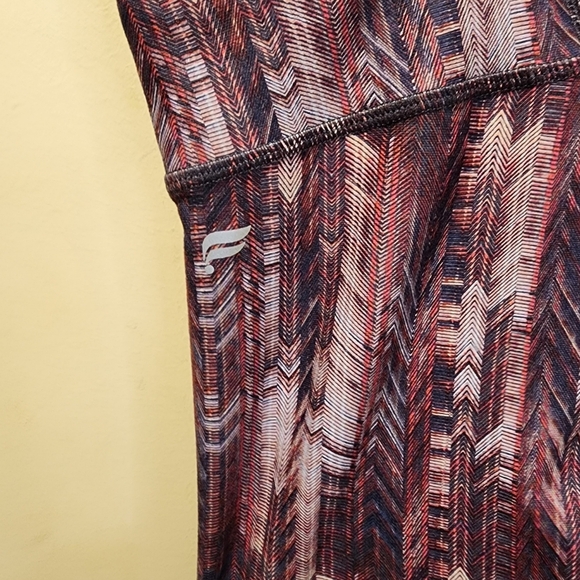 Fabletics Midrise Power Hold Zip Pocket Pattern capri leggings  XL - Picture 11 of 14